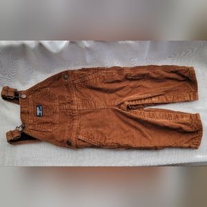 OshKosh B'gosh Overalls - Kids Size 18 Months Brown Corduroy Overalls